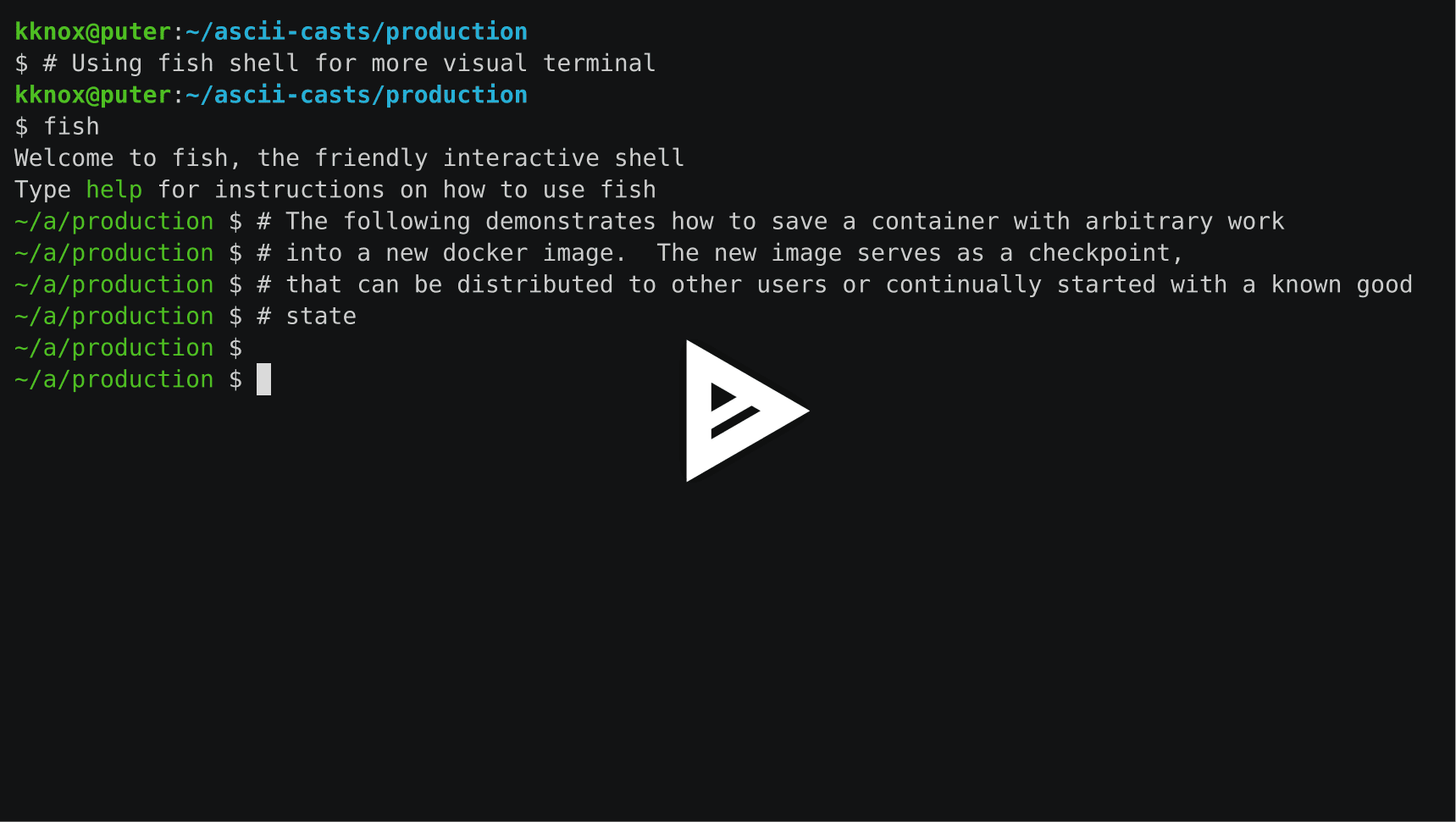 asciicast