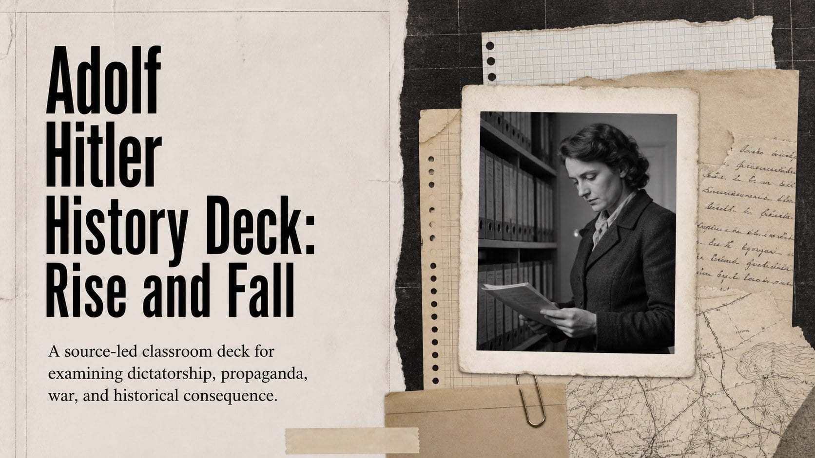Adolf Hitler History Deck: Rise and Fall