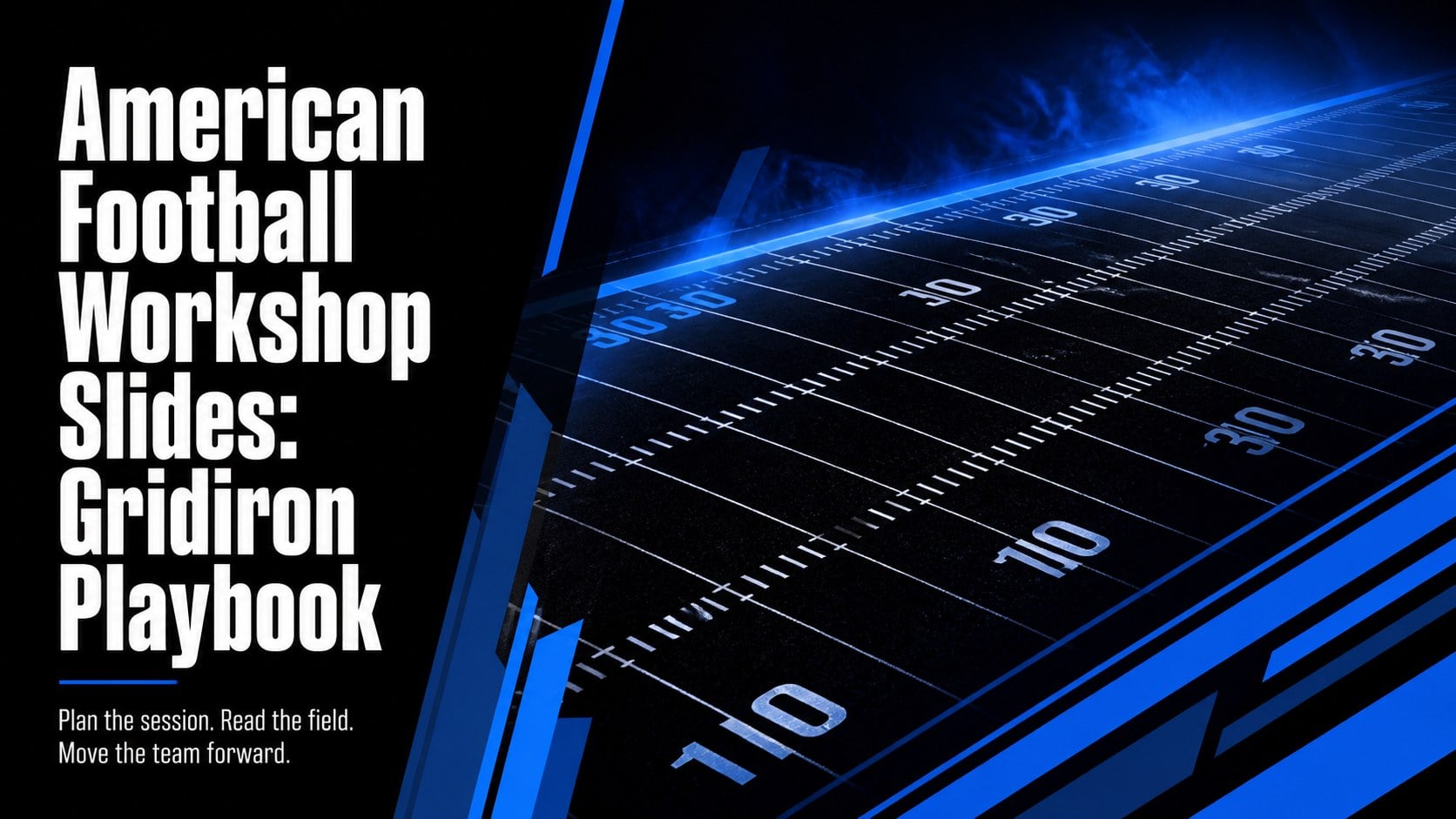 American Football Workshop Slides: Gridiron Playbook