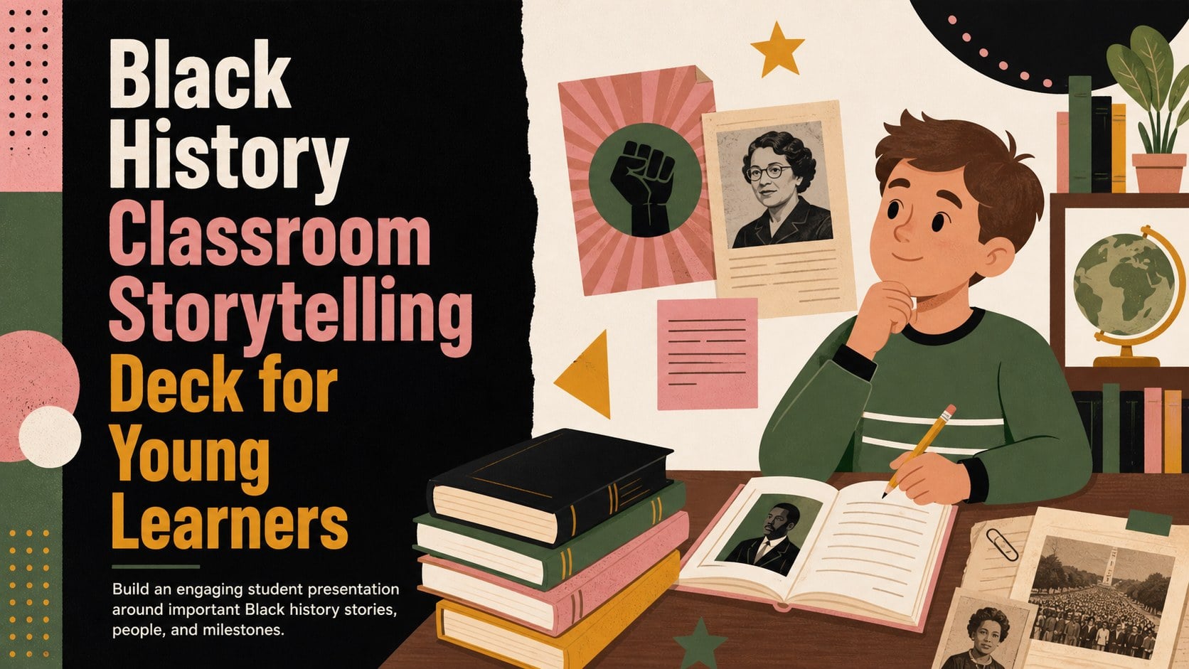 Black History Classroom Storytelling Deck for Young Learners