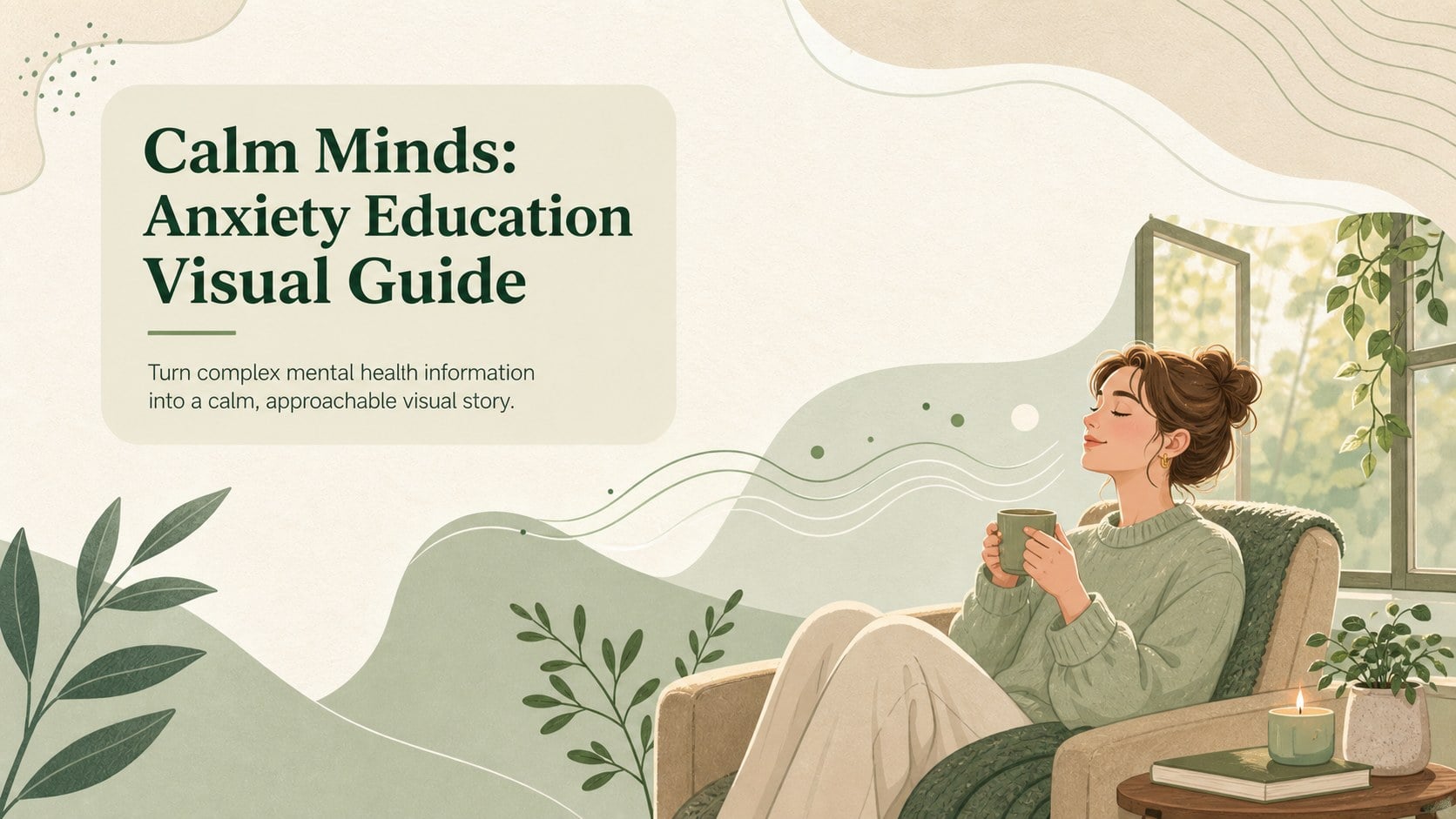 Calm Minds: Anxiety Education Visual Guide