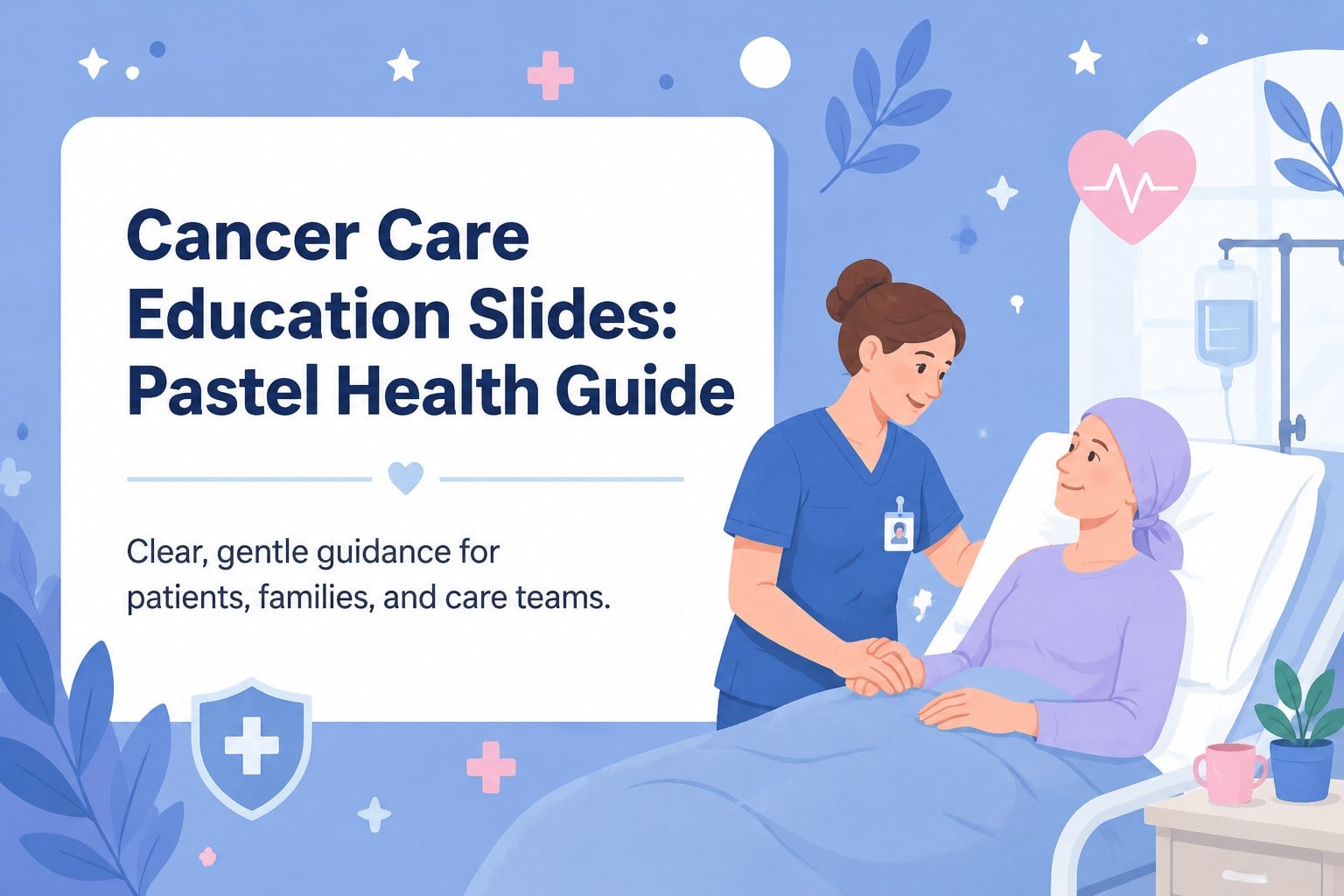 Cancer Care Education Slides: Pastel Health Guide