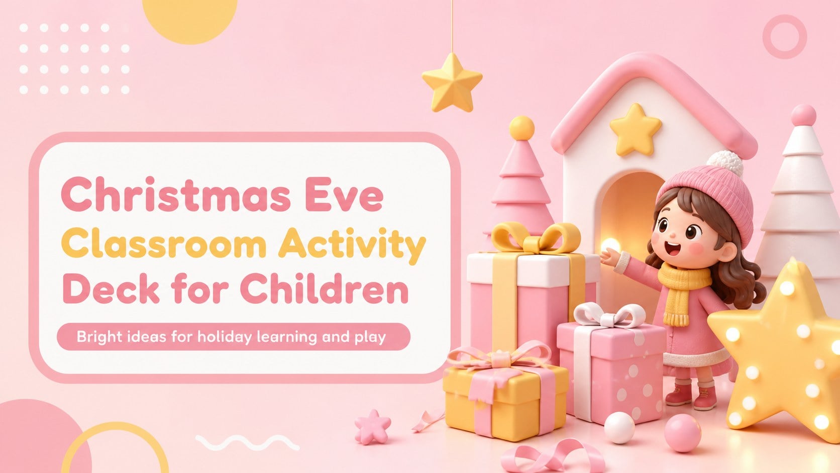 Christmas Eve Classroom Activity Deck for Children