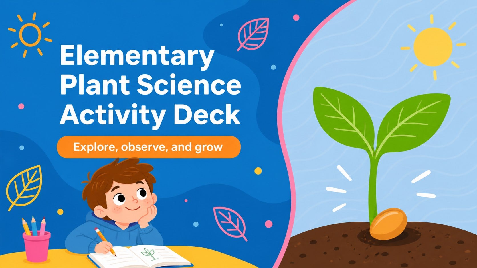 Elementary Plant Science Activity Deck