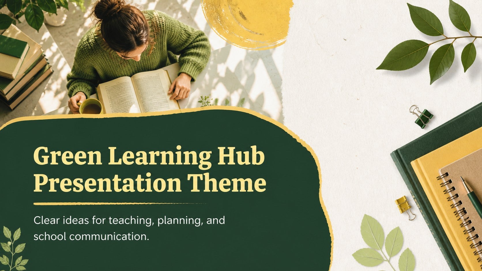 Green Learning Hub Presentation Theme