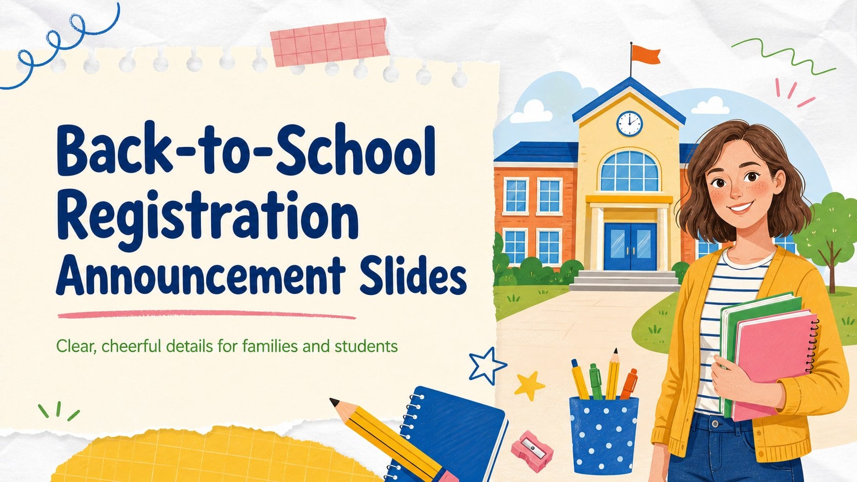 Back-to-School Registration Announcement Slides