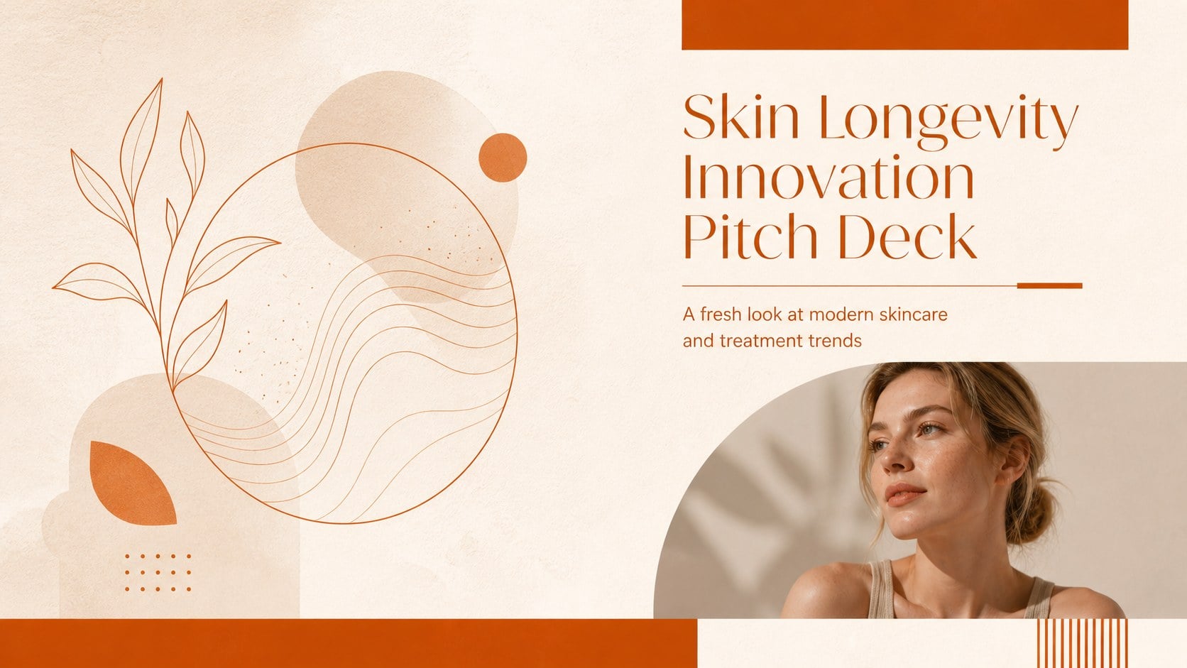Skin Longevity Innovation Pitch Deck
