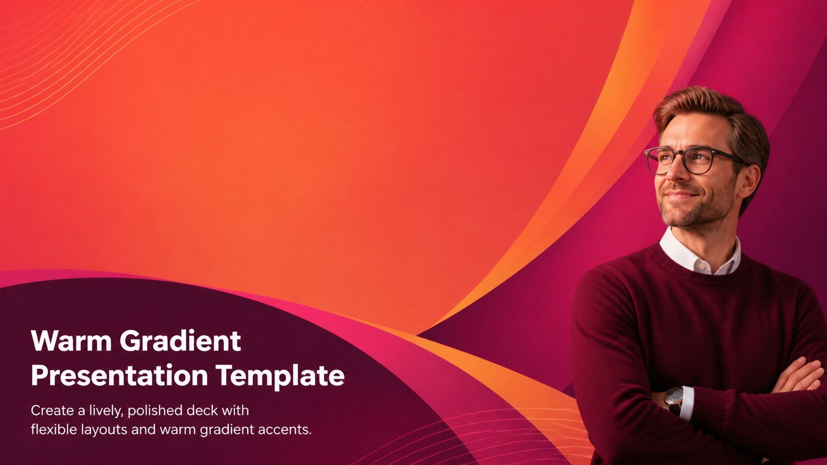 Warm Gradient Presentation Template