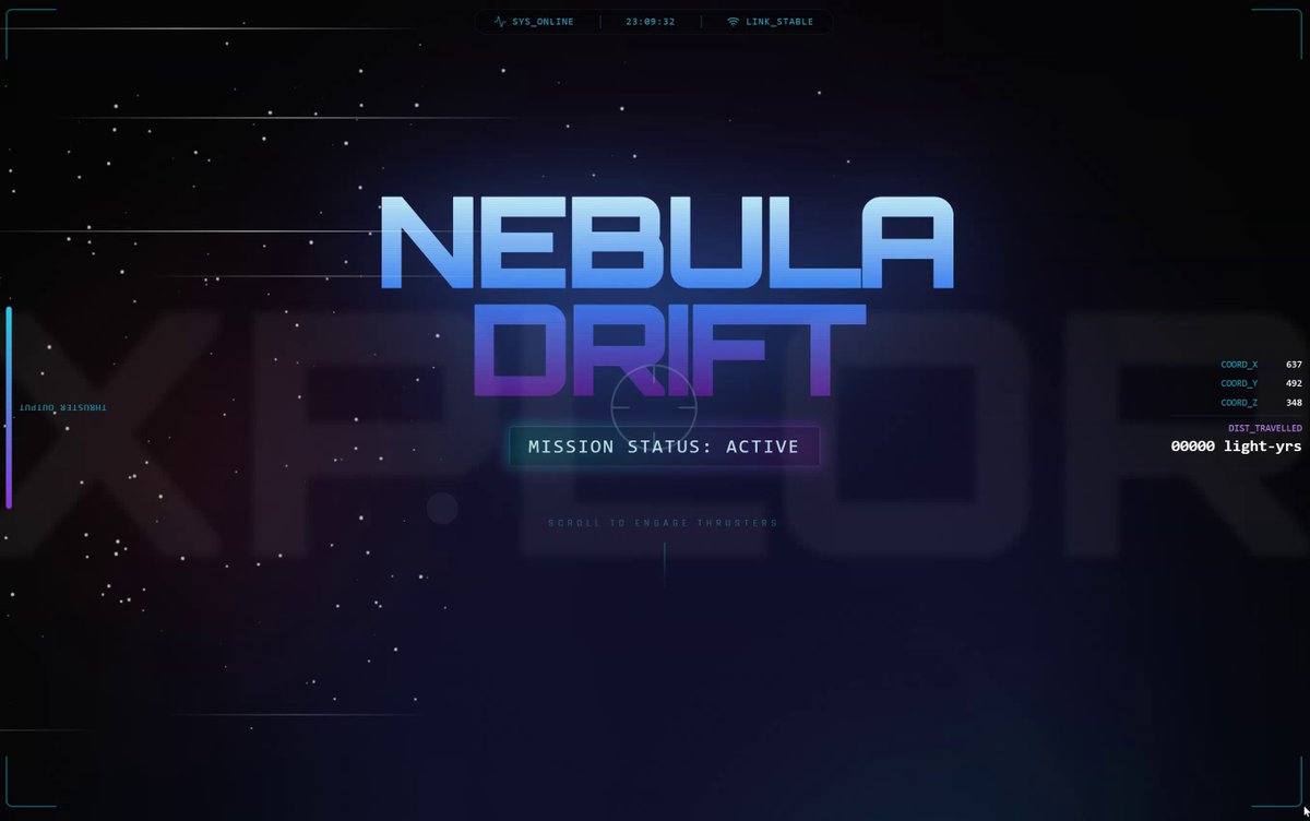 Parallax scrolling homepage with explosive visual effects - Image 1