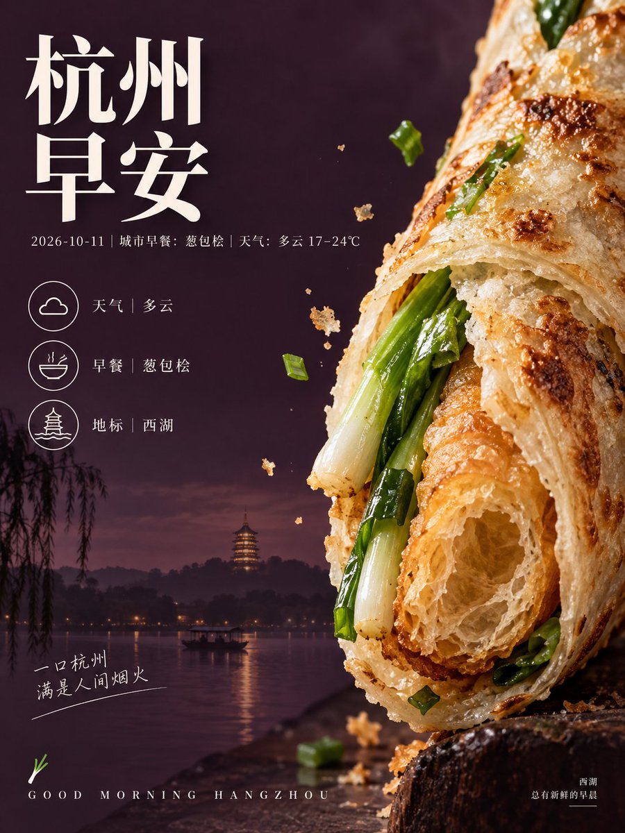 Social Media Post - Shanghai Good Morning Food Poster - Image 3