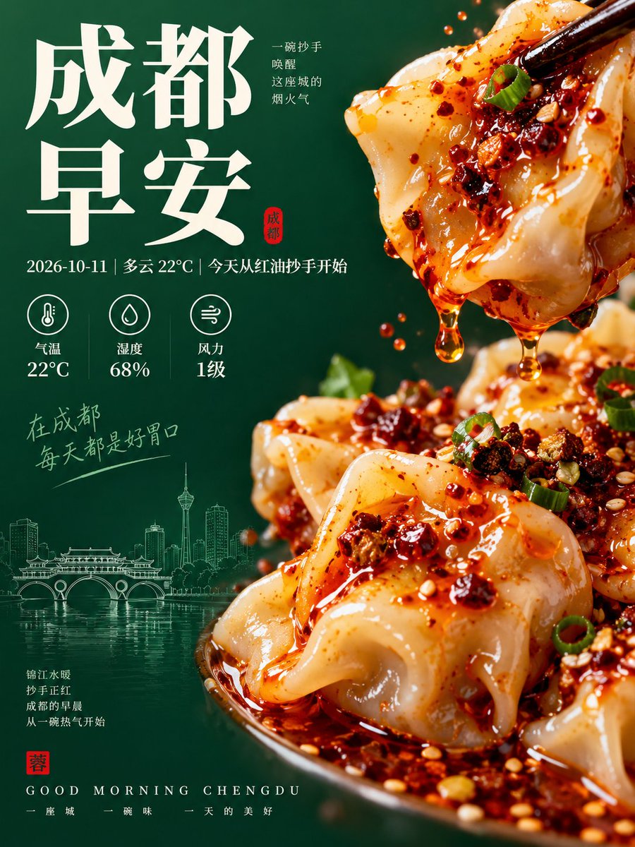 Social Media Post - Shanghai Good Morning Food Poster - Image 2