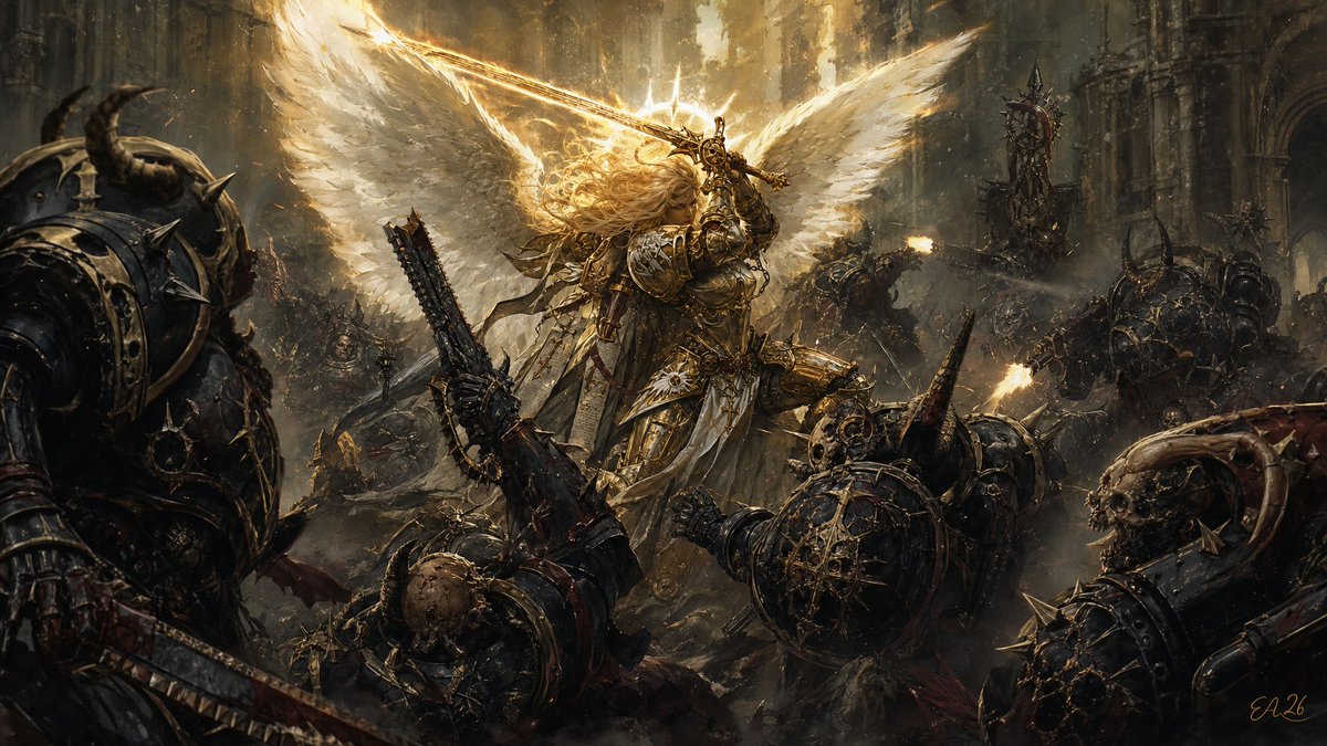 Social Media Post - Saint Celestine Warhammer Scene - Image 1