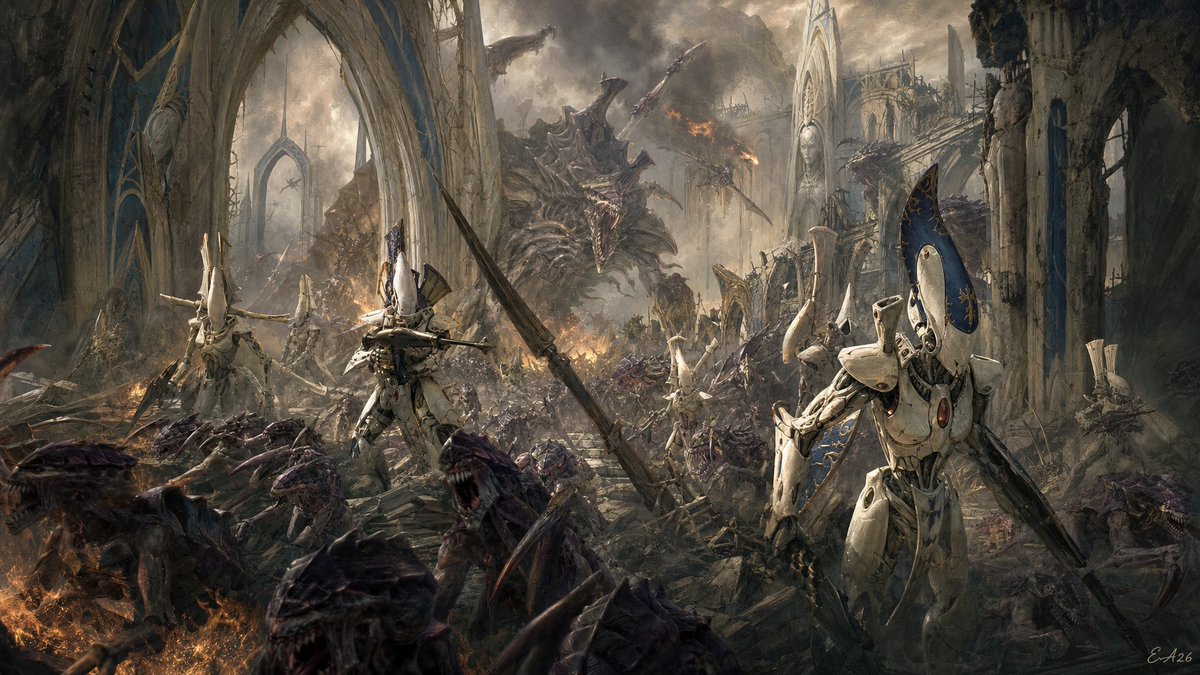Social Media Post - Craftworld Iyanden Tyranid Battle - Image 1