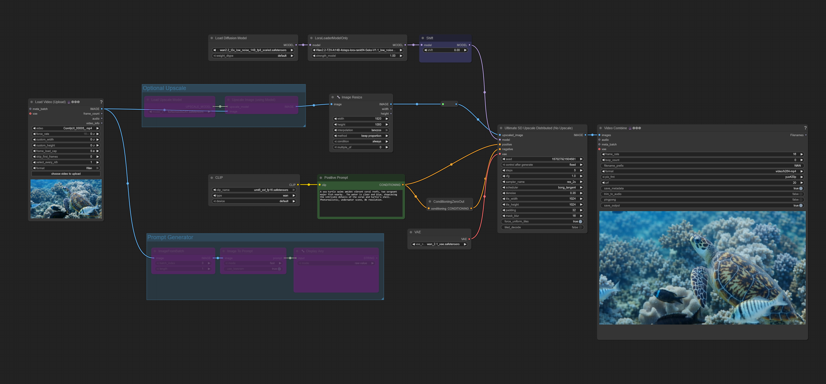 Video Upscaler workflow