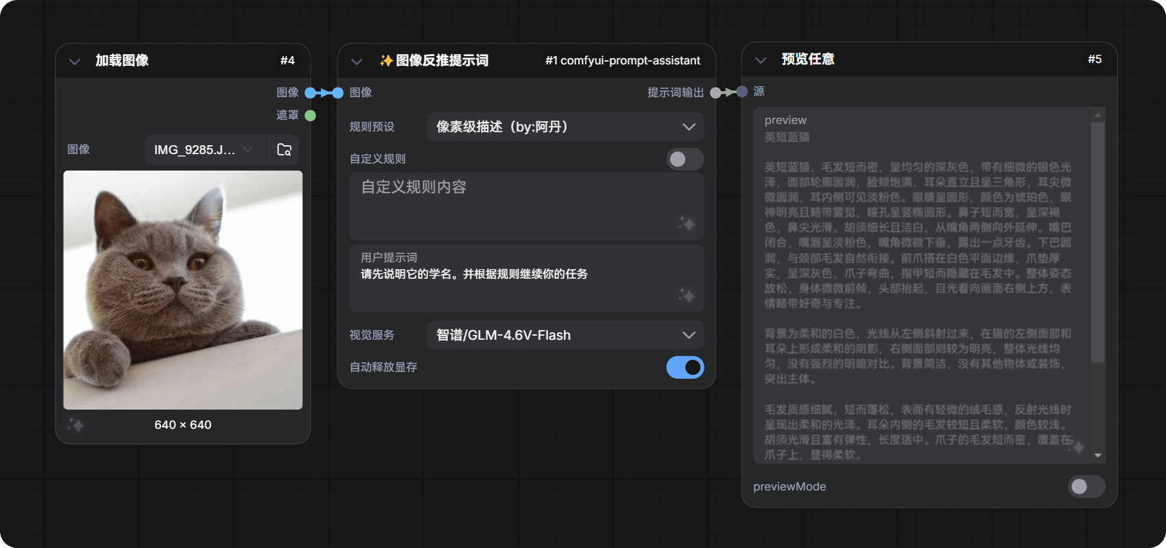 图像反推节点
