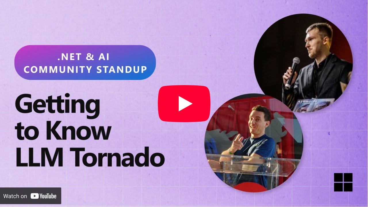 LLM Tornado in .NET AI Community Standup by Microsoft