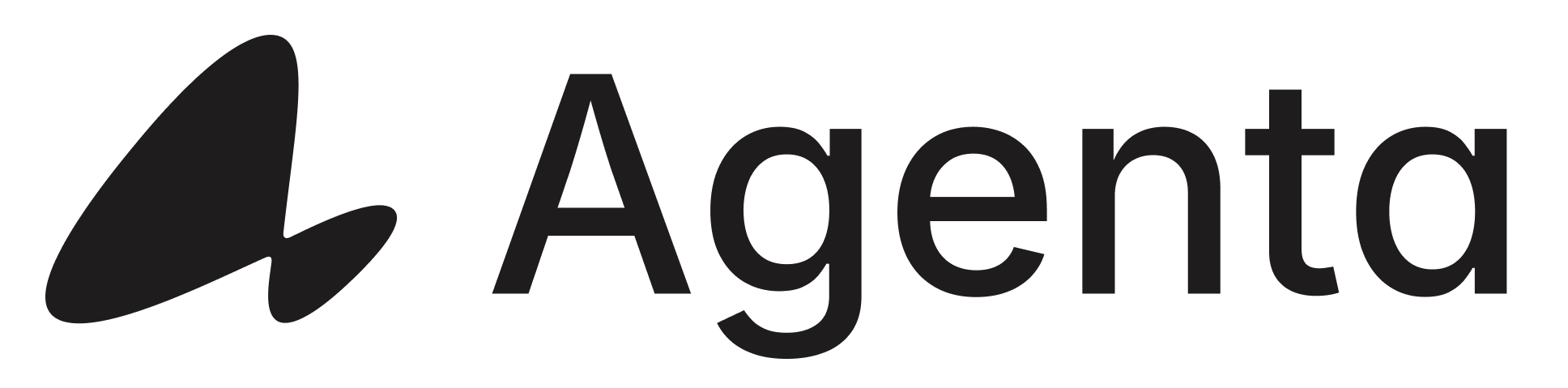 Shows the logo of agenta