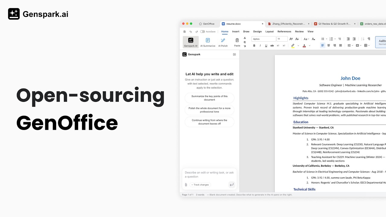 Meet HermesOffice — the world's first full-featured open-source AI Office (video)