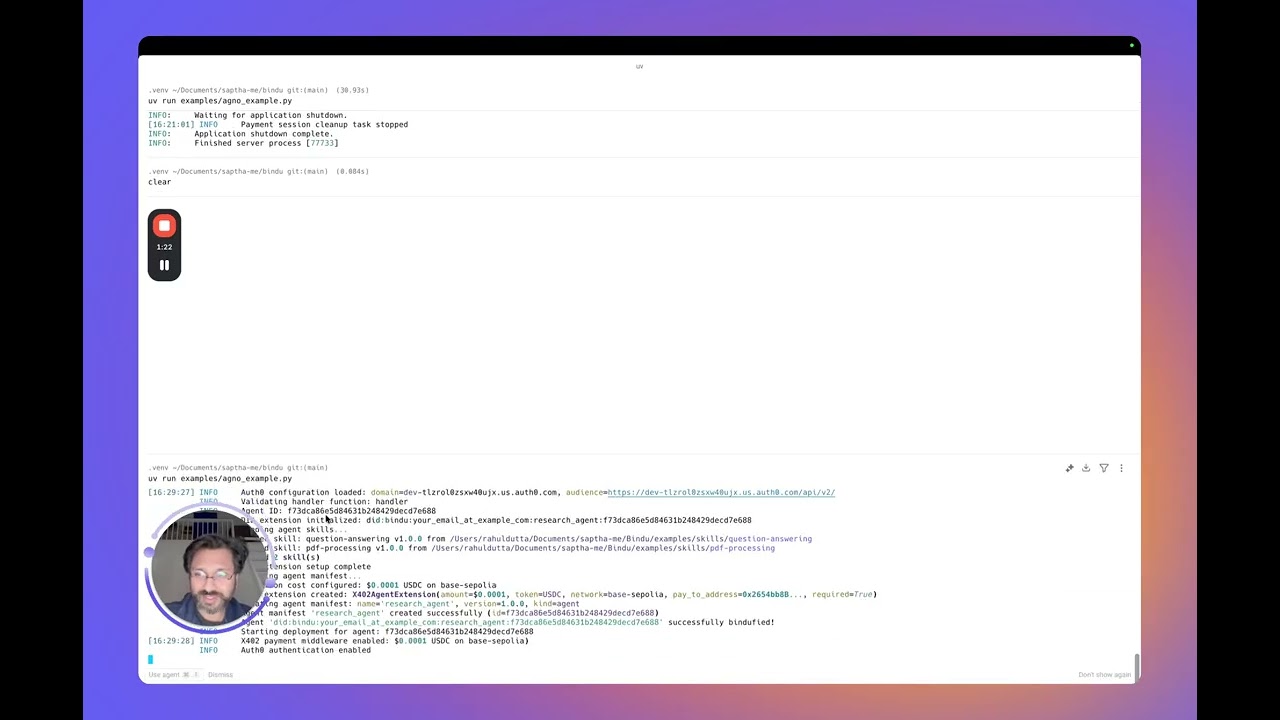 Bindu demo video