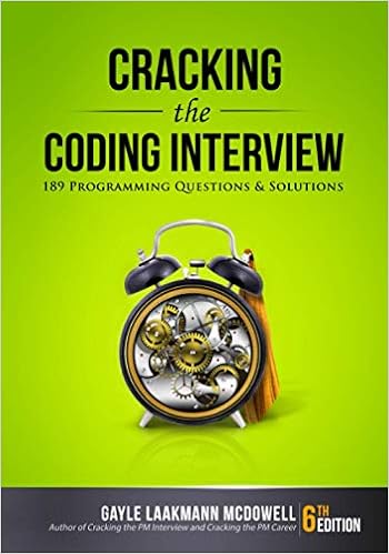 📖 Cracking the Coding Interview By Gayle Laakmann McDowell