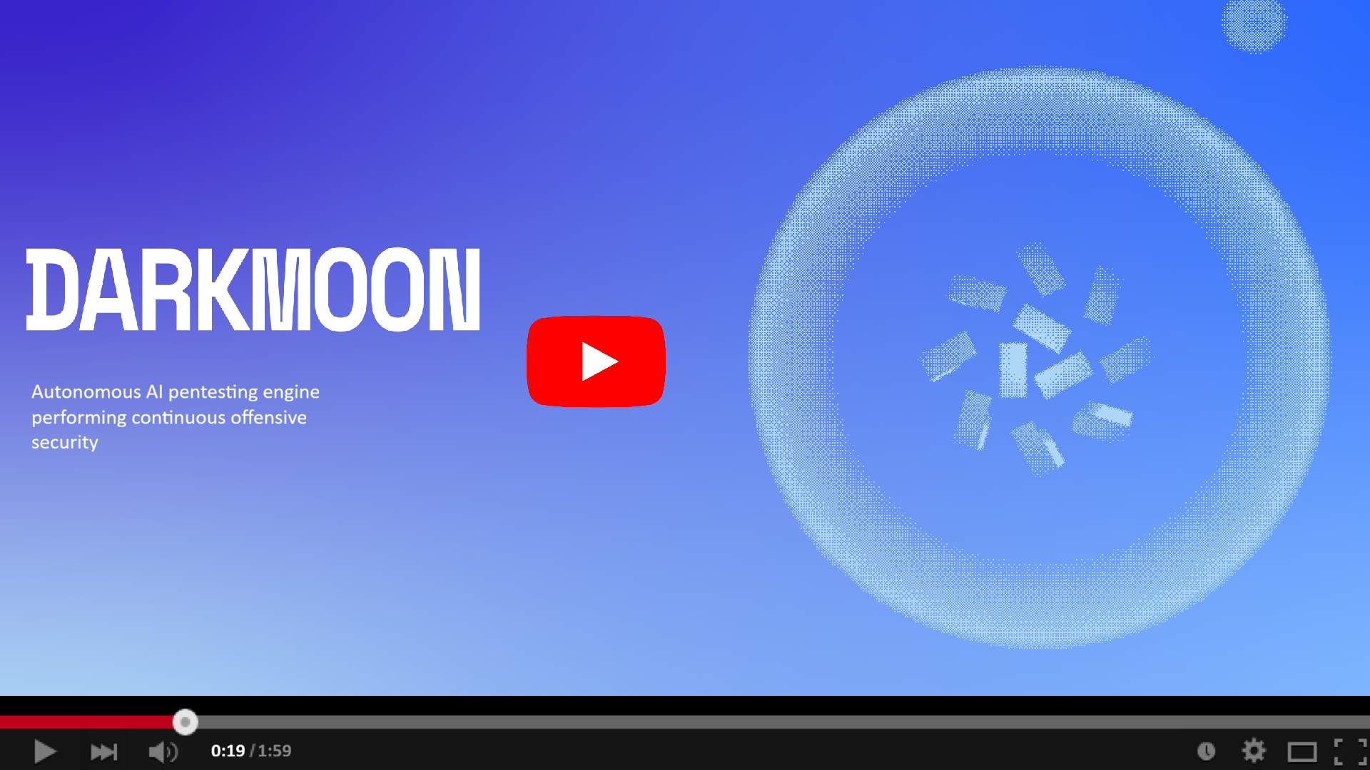Watch the demo of the Darkmoon Pro web dashboard running a full autonomous penetration test