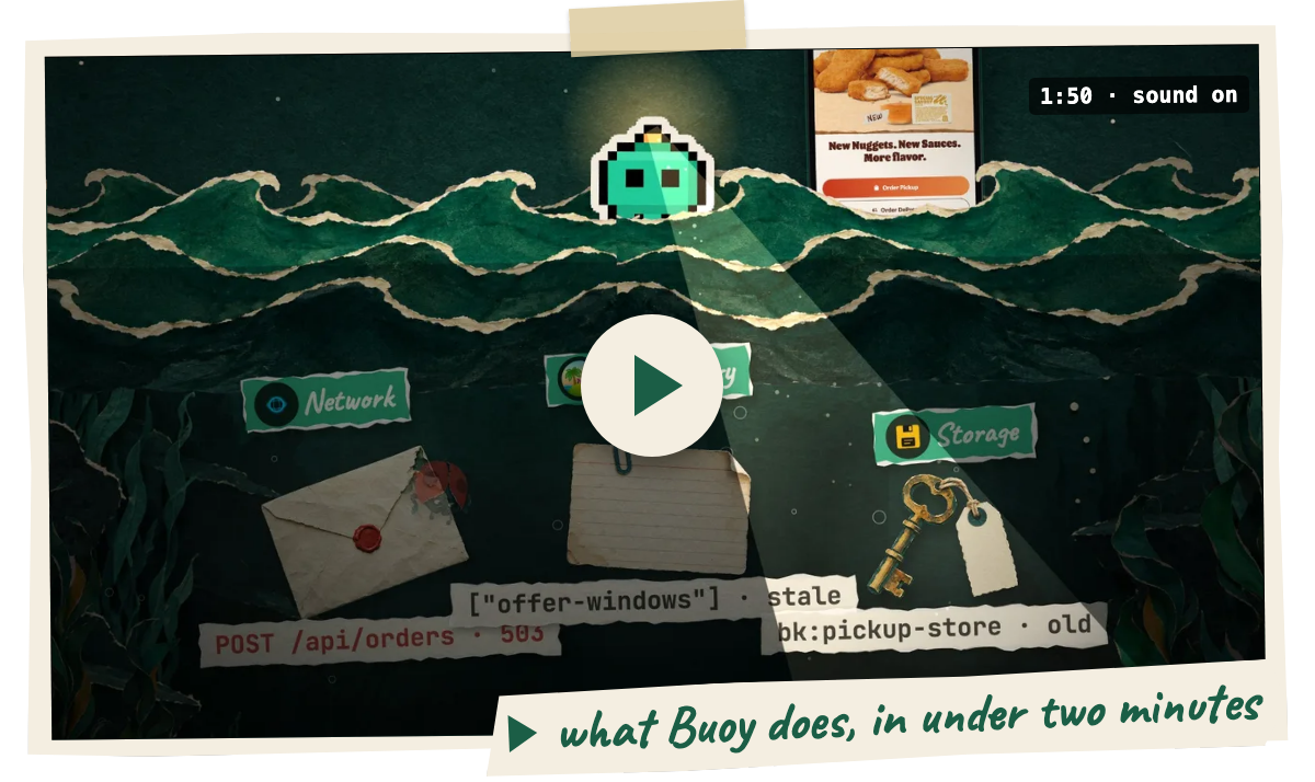 Play the Buoy film (1 minute 50 seconds) on buoy.gg