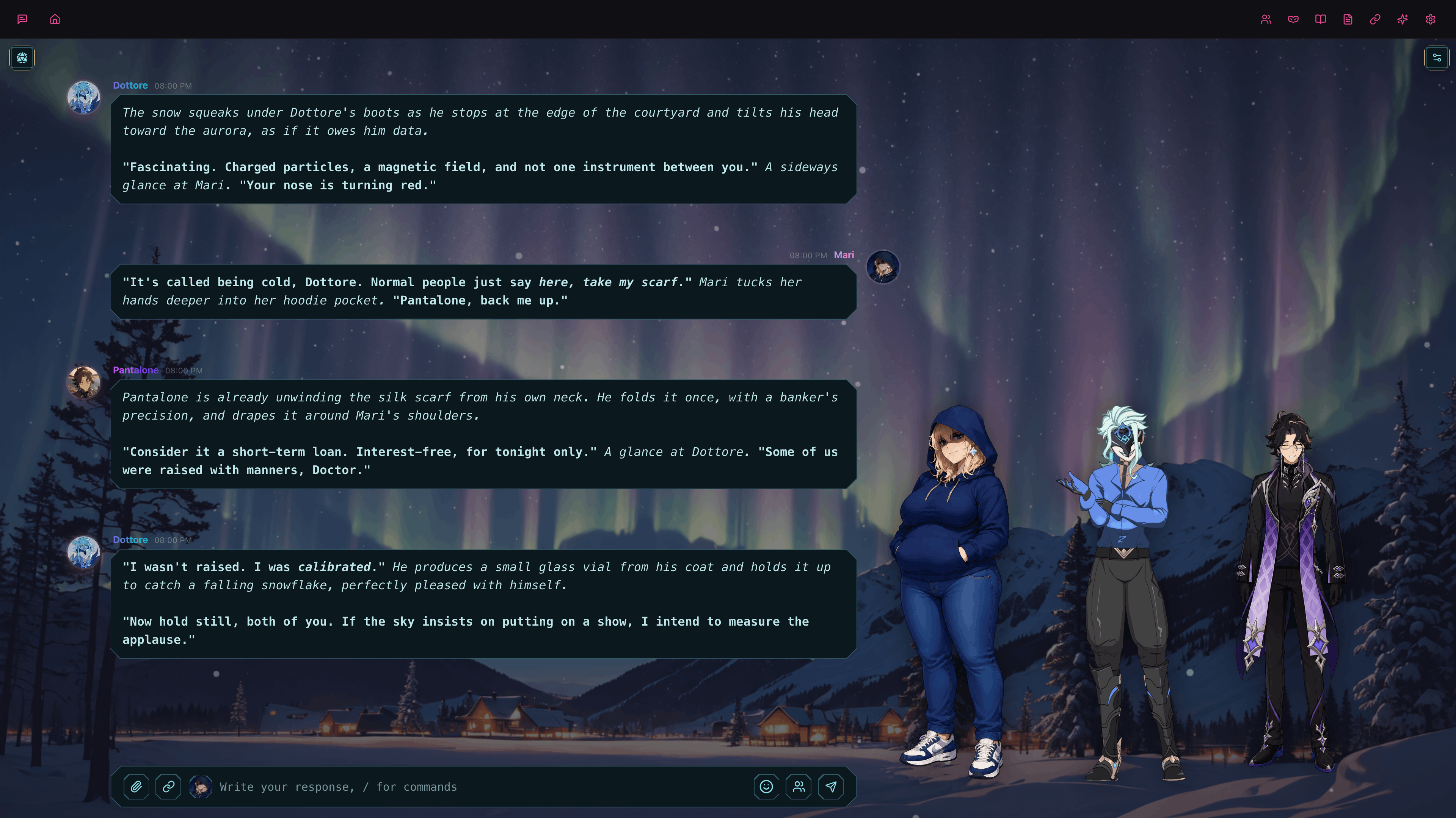 Roleplay Chat — Desktop