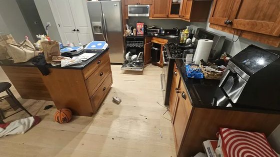 Photo of the real kitchen