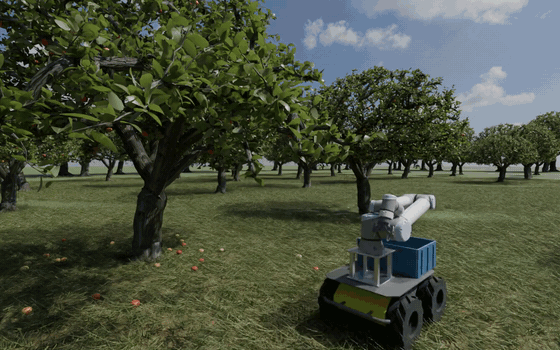Test 2: the arm snags on branches