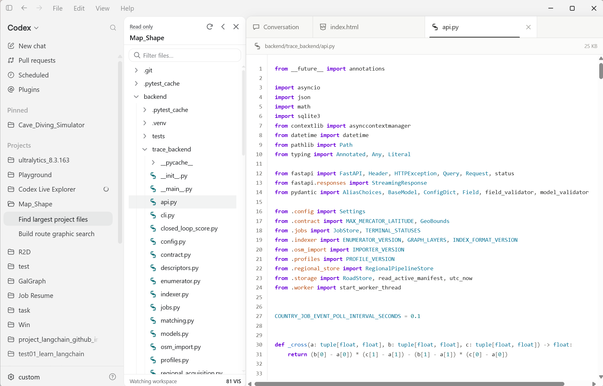 带语法高亮的 Code-Codex 代码预览