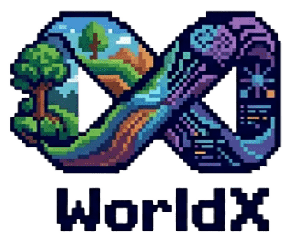 WorldX logo:d