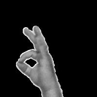 OK gesture in SkinMask mode