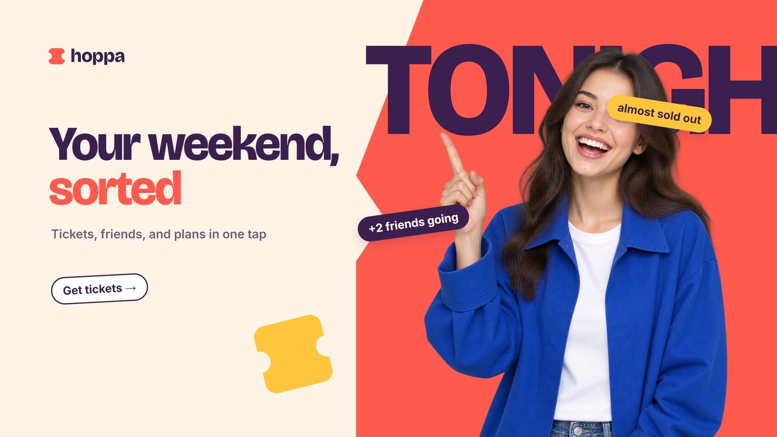Flat pop with photos promo