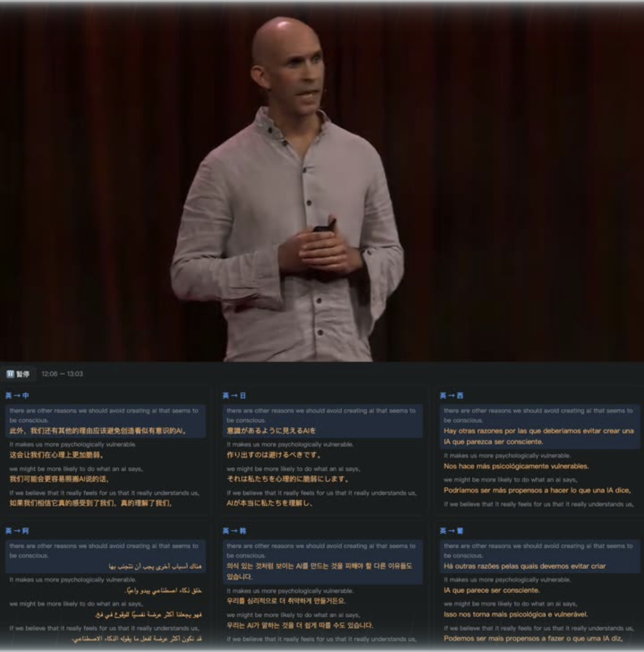 Watch the Index-Echo multilingual subtitle demo