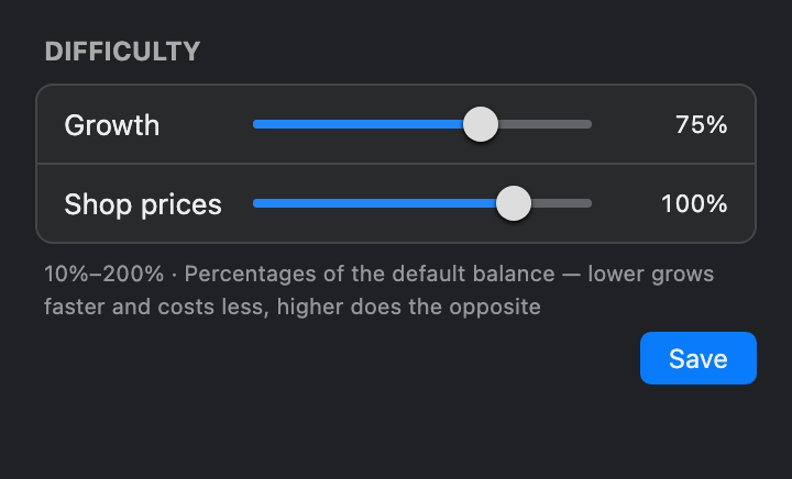 Choose your growth pace