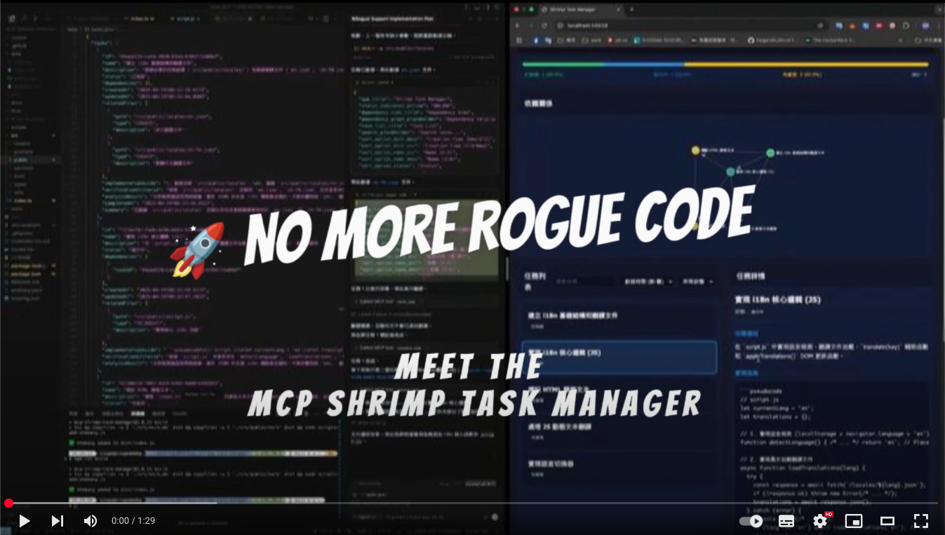 Shrimp Task Manager Demo