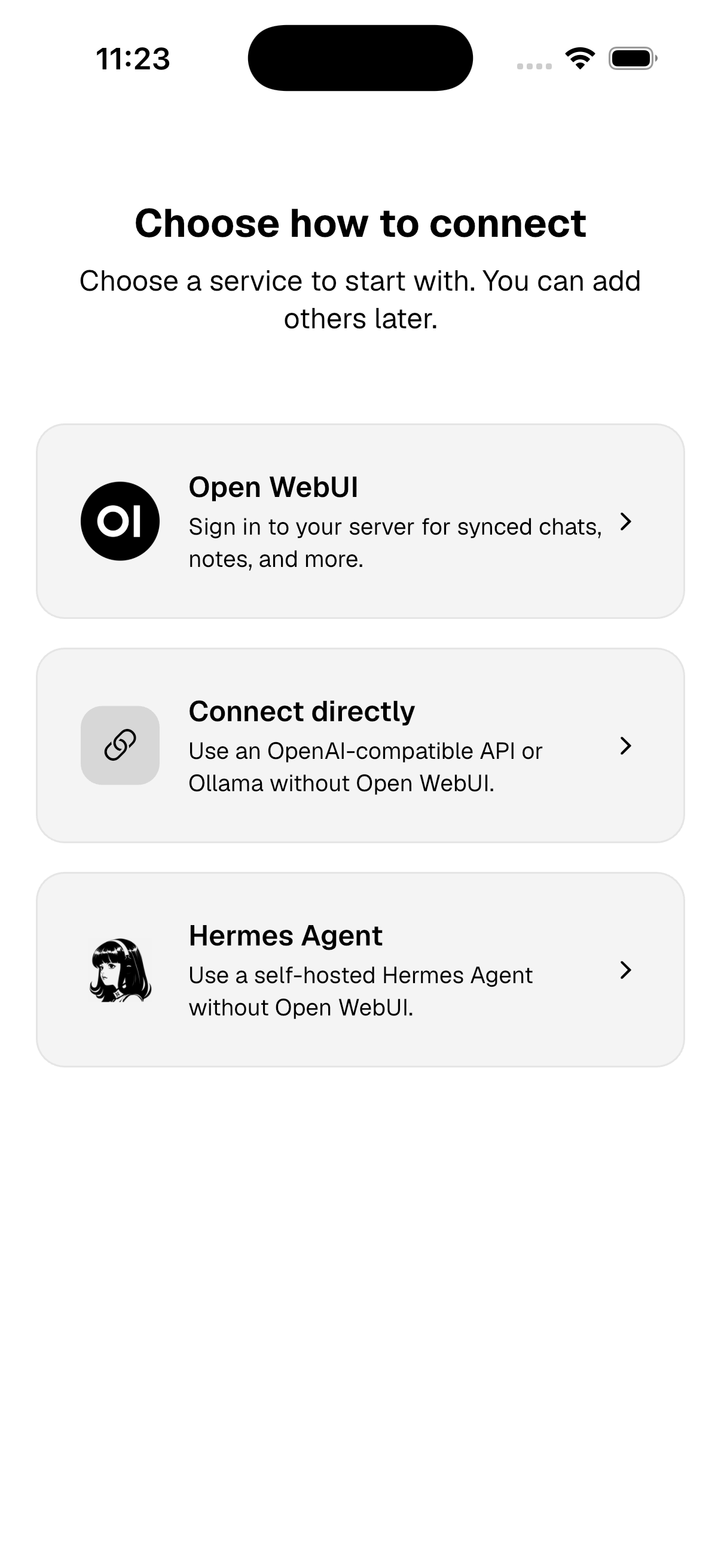 Choose a Conduit chat backend