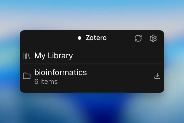 Zotero Integration