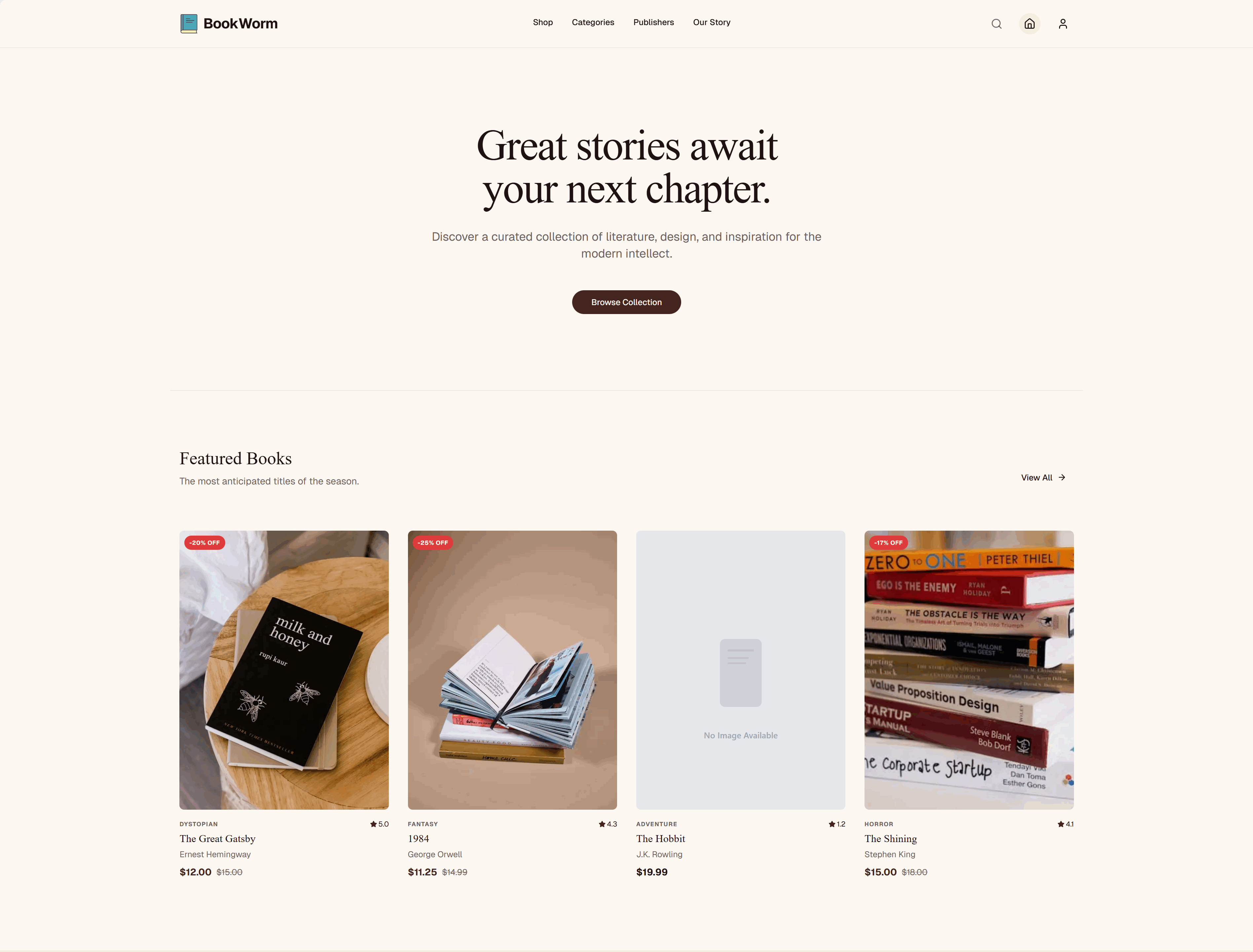 BookWorm Storefront