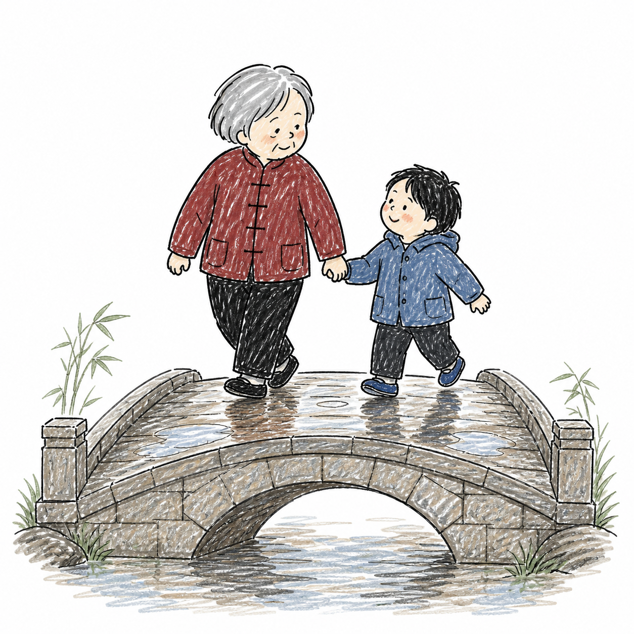 彩铅日记漫画