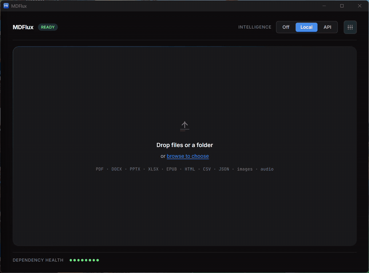 Converting documents to clean Markdown