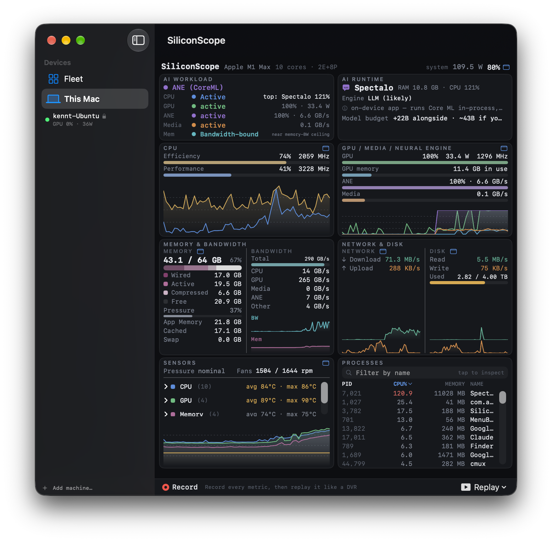 This Mac unchanged, with the new Devices sidebar