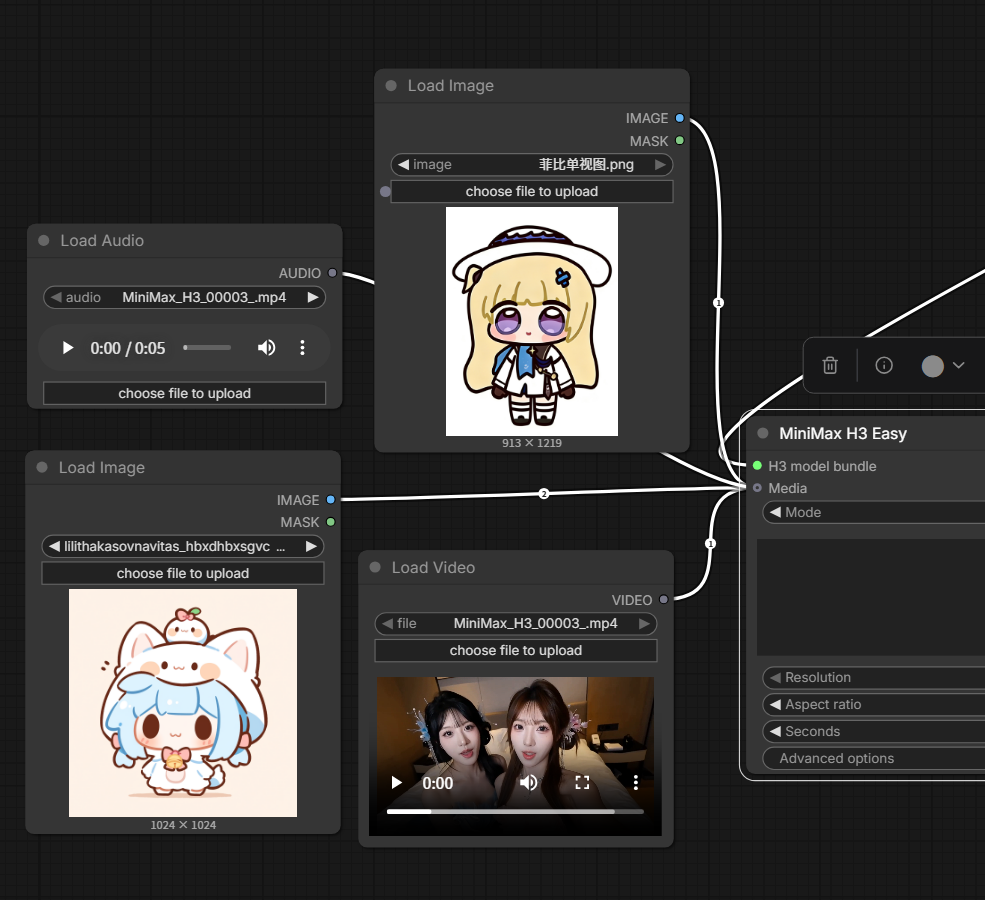 Multi-link Media input