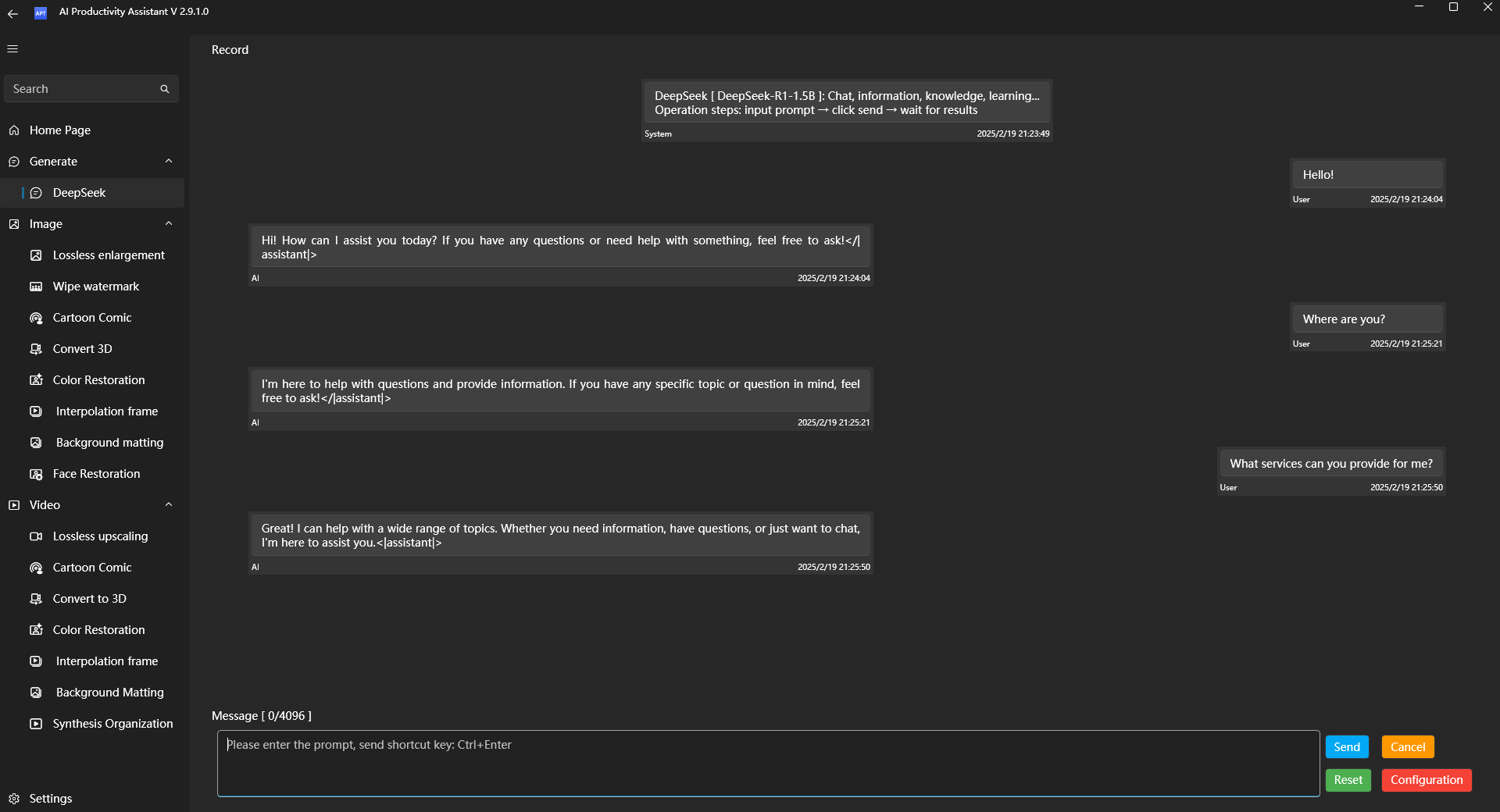 Generate Chat