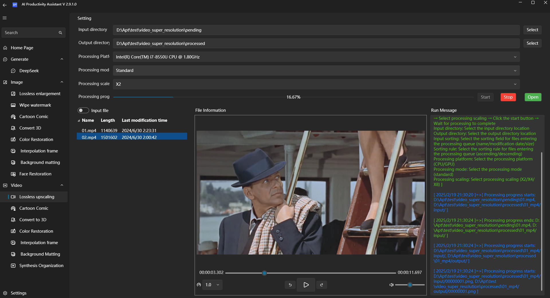 Video processing