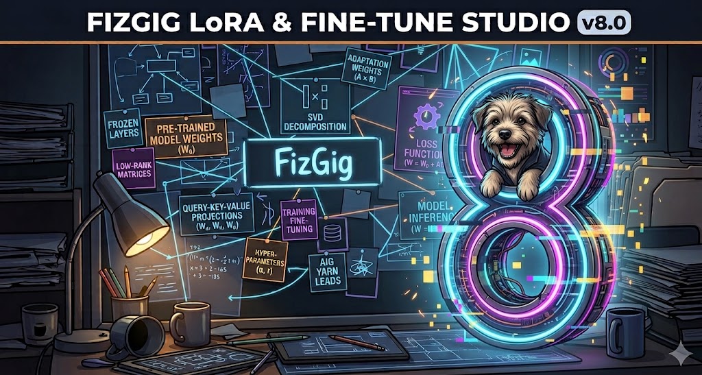 Fizgig LoRA & Fine-tune Studio v8.0 — watch the full video tutorial