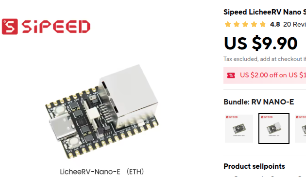 $9.90 LicheeRV Nano