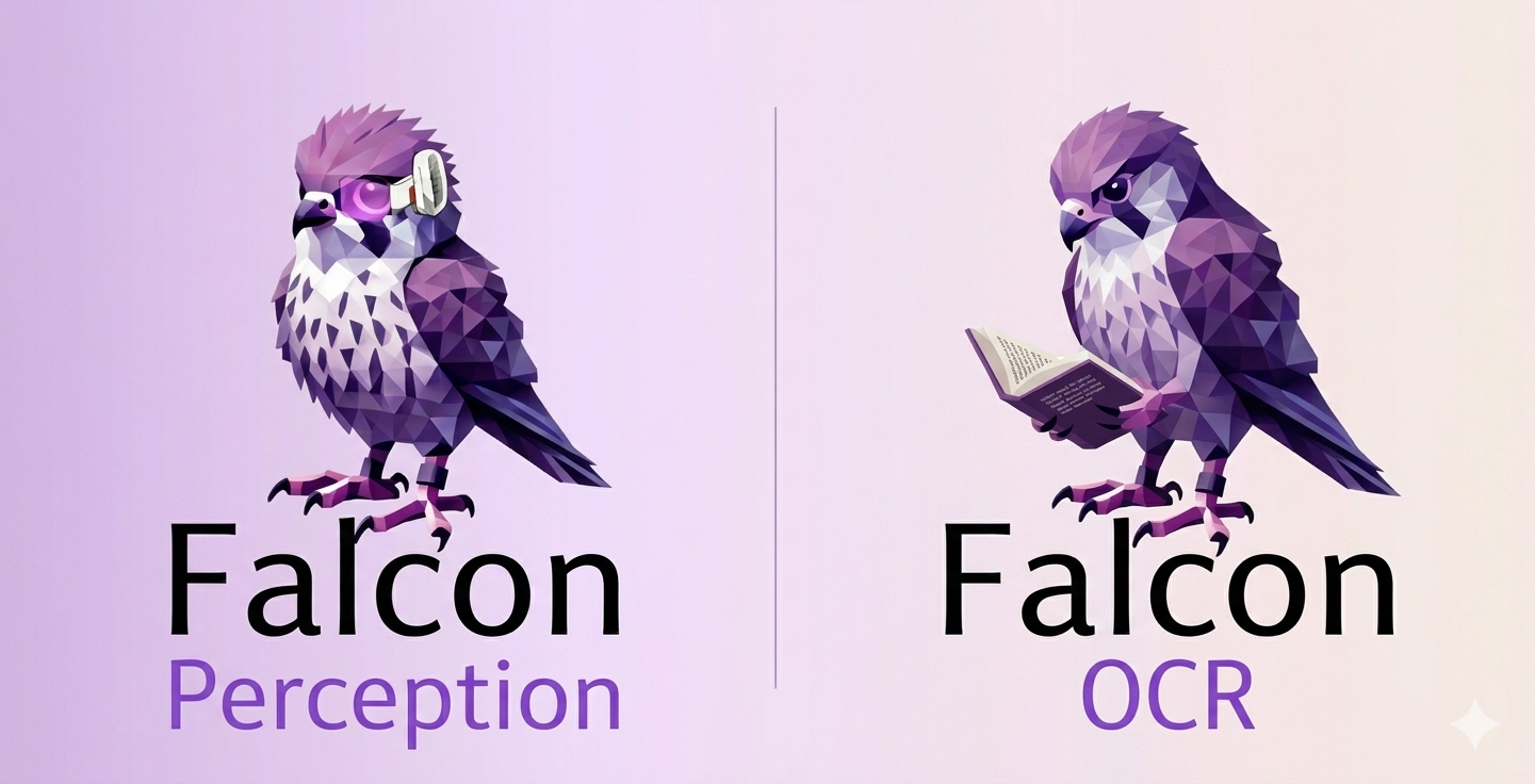 Falcon Perception and Falcon OCR