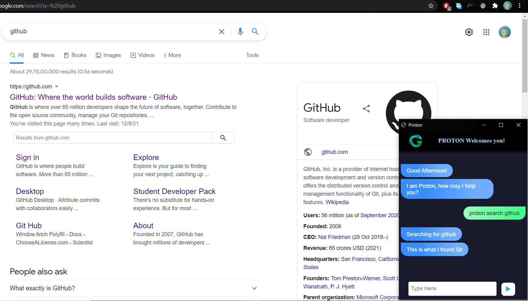 proton search github