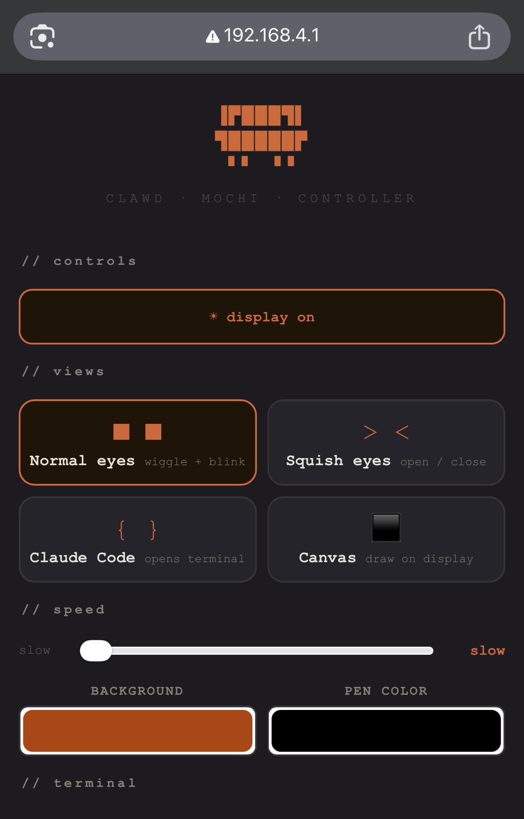 Webpage view